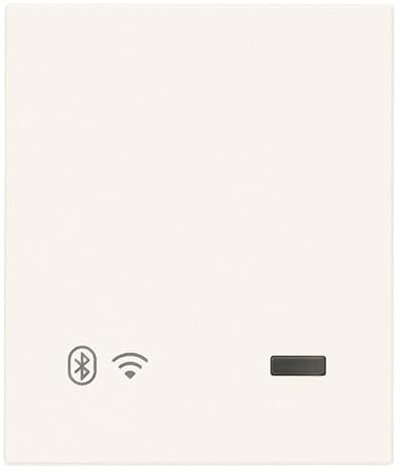Vimar 30807.B Linea Gateway IoT Bluetooth Wi-Fi per integrazione, configurazione, supervisione di VIEW Wireless, mediante Cloud e App, bianco 2m