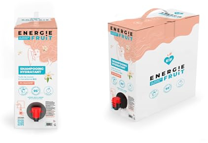 ENERGIE FRUIT - Mega Shampooing 10L – Shampooing Hydratant Huile de Monoi et Macadamia
