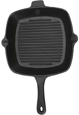 Sartén De Hierro Fundido Lodge - Sartén De Gran Capacidad Para Carne, Pescado, Bistec Y Verduras - Plancha Para Estufa