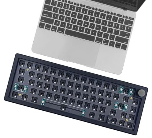COMFOLIVING RBG Mechanical Keyboard Kit, RGB Backlit Mechanical Keyboards, Backlit Custom Keyboard Kit, 67 Keys Game Keyboard With Multimedia Knob, Gmk67 Keyboard Kit, Wireless Customizable Keyboard,
