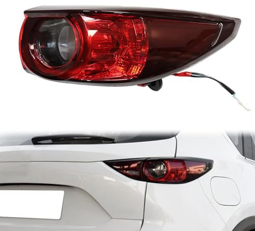 YQINGQ Rücklicht Rückleuchte für Mazda Cx5 CX-5 2017 2018 2019, Auto Rücklicht Montage Bremslicht Blinker Links Rechts Ersatzteile,Right-Outside