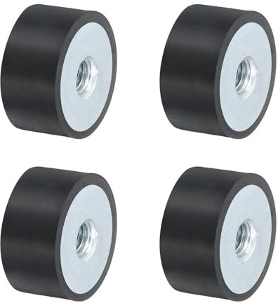 QUARKZMAN 4 Stück 30 x 15mm M8 Gummidämpfer, Multi-Typ-Gummipuffer,Schwingungsdämpfer für Motorraum und Luftkompressoren
