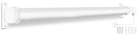 Prem-I-air Tubular Heater 4FT 180W for Kitchen, Work Rooms, Conservatory, Green House for Back Ground Heat, Low Energy Frost Protection, Quiet Operation, Thermal Protection With Bracket White