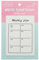 CAPASTEC Neuartige Memo-Pads, Wochenplan Haftnotizen, Kleine Haftnotizen, Haftnotizen für Büro und Zuhause, Pink Grün Weiß