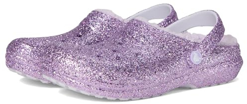 Crocs Unisex Kids Classic Lined Chunky Glitter Clog KClog