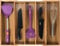 VaeFae Besteckkasten aus Akazienholz – verstellbarer Besteckeinsatz für Schubladen mit 3–5 Fächern, Schubladen Organizer Küche aus Holz