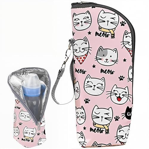 RT Bolsa Aislada para Biberón, Bolsa Térmica Portátil para Leche Materna, Bolsa Térmica Bebé, Nevera Leche Materna, Calentador para Cochecito, para Exteriores y Viajes