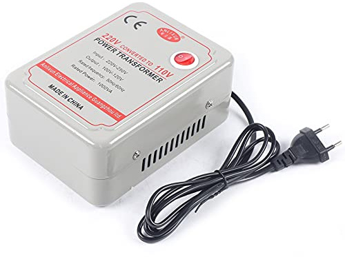 220V auf 110V Spannungswandler Transformator, 1000W Wandler Konverter Transformer, Step Down Konverter Transformer Voltage Spannungswandler One-Touch-Schalter für Home Office