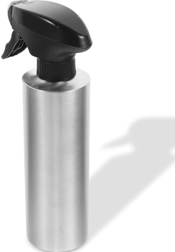 Veemoon Bouteille D'arrosage Vintage en Acier Inoxydable 350ml pour Plantes de Bureau et Petites Plantes en Pot, Pulvérisateur Précis pour Usage Intérieur et Extérieur