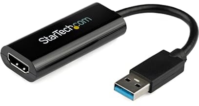 StarTech.com Adapter, USB 3.0 auf HDMI – 1080p (1900 x 1200) – Videoanzeigeadapter für Zwei/mehrere Monitore mit externer Grafikkarte (USB32HDES)