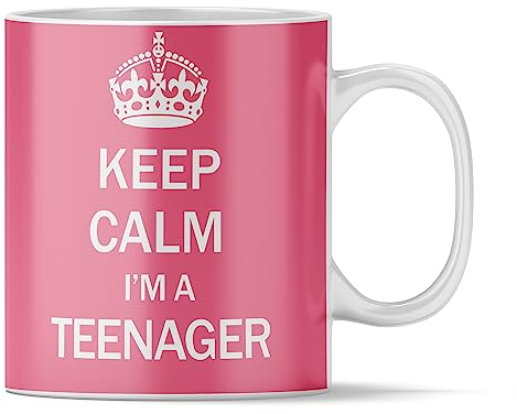 Teenage Girls Gifts | Keep Calm I'm a Teenager Mug | Gifts for Teenage Girls | 13th Birthday Gifts for Girls | Teen 13 Years Old 13th Birthday
