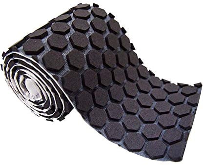 Mcdavid HEX Padded Turf Tape. Sticks to Skin. Protective Padded Performance Tape Roll, Black.