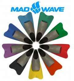 Mad Wave Pool Farbe Kurz Flossen, Unisex, Pool Colour Short, dunkelgrün, Size 46-48