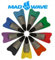 Mad Wave Pool Farbe Kurz Flossen, Unisex, Pool Colour Short, dunkelgrün, Size 46-48