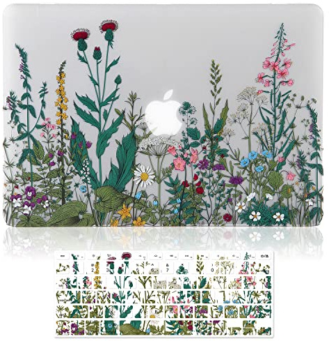 iDonzon MacBook Pro 15 Retina Hülle, 3D-Effekt Matt Durchsichtige Hartschale MacBook Pro 15 mit Retina-Display (Modell: A1398) - Garden Flowers