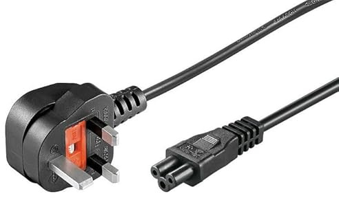 MicroConnect PE090810 Black Electrical Cable 1 m C5 Coupler – Electric Cables (1 m, Male Connector/Female Connector, C5 Coupler, Black)