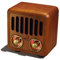 Opis Radio 2 – Mini Kirschholz Nostalgie Vintage Radio mit Bluetooth Lautsprecher im Retro Design Look aus Holz