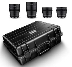Samyang MF 24/35/50/85 MK2 VDSLR Kofferset CanonEF