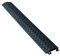 ADO - Protector de Cable/pasacable de plástico para Suelo protección de Cables eléctricos de 1 vía 100x13cm (1- Pasacable Negro)