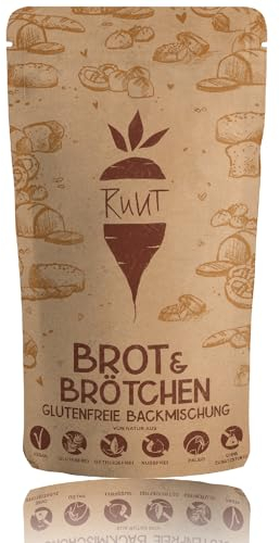 Ruut Mezcla de Harina sin Gluten a Base de Harina de Yuca - Sustituye el Trigo para Hacer Panes y Bollos sin Aditivos con Harina sin Gluten - Harina de Pan Paleo, Vegetariana, Duradera - 810 g