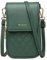 Handy Umhängetasche Damen, Leder Stickerei Handytasche mit Geldbörse zum Umhängen, Cross-Body Schultertasche Geldbeutel mit Verstellbar Abnehmbar Schultergurt, für Handy unter 6,9 Zoll
