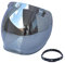 Aumotop Visiera per Casco Universal, Visiera Casco 3 Bottoni, Visiera a Lente Moto Anti UV AntiGraffio, per Caschi Aperti, 6 Colori Disponibili
