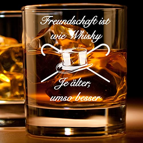 Smyla Premium Whiskyglas | Whiskey-Glas mit massivem Boden | Geschenkidee für wahre Geniesser | Für Männerfreundschaften und starke Typen | Geschenke für Männer