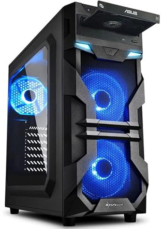 MEGA MANIA Megamania GalahadPC Gaming Ordenador Sobremesa AMD Ryzen 9 5900X/64GB/2TB SSD/RTX 3050/DVD±RW