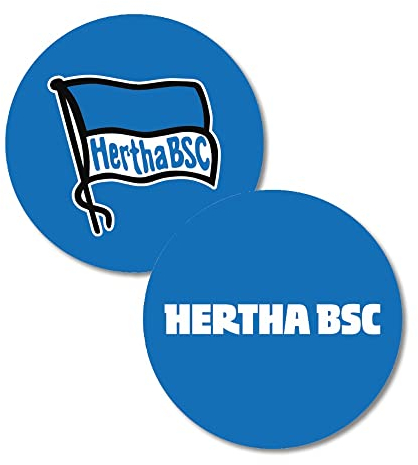 Hertha BSC Berlin Aufkleber Lentikular Ø 8.5 cm Sticker mit Wechselbild