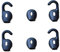 6 PCS Soft Silicone Ear Hook Pads Bud Gels Earbud Tips Replacement For Jabra Talk 45/ For Stealth/For Boost Bluetooth Headset Headphone