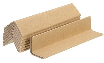 PATIKIL 50 Stück Verstellbarer Papp Eckenschutz Stückage Rahmenschutz L-förmig 80x30mm Dicke 3mm für Kunst, Verpackung, Versand