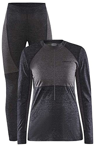 Craft CORE Wool Mix Set für Damen | Ski Funktionsunterwäsche 2-teilig | Gr. XS-XXL