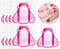 G2PLUS Paper Nail Forms for Gel Builder - 100PCS Rose Nail Extension Stickers - Large Adhesive Nail Builder Forms for Gel Nails Extension