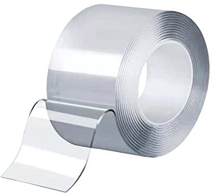 Amagogo Nano Tape Lustiges Montageband Doppelseitiges Klebeband für Blasen, Pädagogisches sensorisches Spielzeug, Handgemachtes Ballkneifen, Spielzeugherstellung, Zubehör, 1 mm x 8 cm x 5 Meter