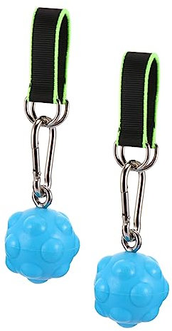 VANZACK Kletter Klimmzug Krafttrainingsgerät Tpe Griffball 80mm Blau Für Handgelenktraining Klimmzüge Und Latzug Fitness Zuhause