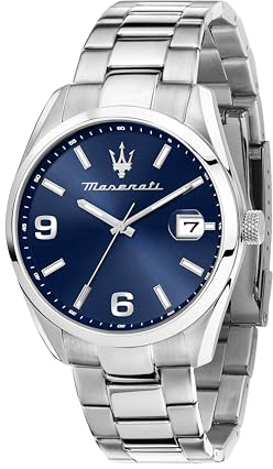 Maserati Attrazione Herrenuhr, Zeit und Datum, Quarzwerk - R8853151013
