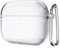 Svanove for Airpods 3 Case Clear Glitter, Sparkly Bling Cute Airpods 3rd Generation Case with Keychain, Hard Shell Girly Y2k Trendy Aesthetic Airpods Cover Accessories for Women Girl, Clear
