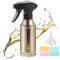 Oil Bottle Sprayers,180ml Olive Oil Sprayer with Rotatable Nozzle for Cooking Air Fryer,Oil Dispenser Bottle with Funnels and Stickers,Vinegar Spray Mister for Kitchen Salad Grilling