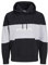 JACK&JONES PLUS Jjelegacy Blocking Sweat Hood Noos Pls Felpa con Cappuccio, Nero, XXXL Uomo