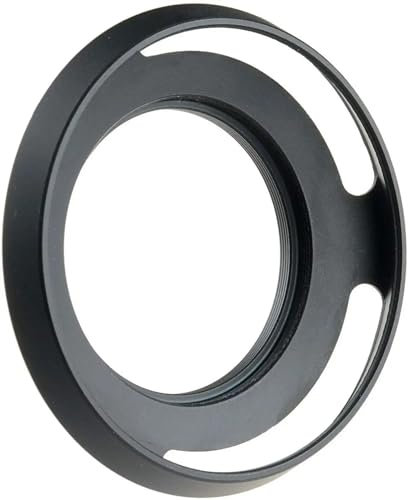 Paraluce ventilato in metallo da 52 mm, for fotocamera For Fujifilm X-T100 X-T30 II X-A20 X-A7 X-A5 XA20 XA7 XA5 XT30 XT100 XT30II con obiettivo 15-45 mm