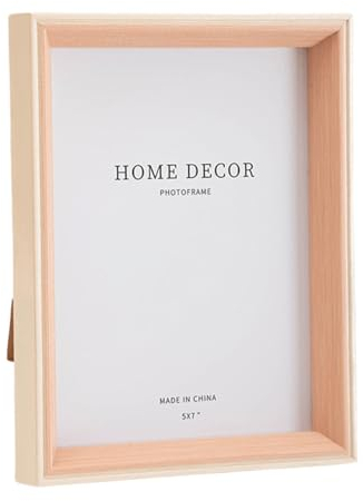 marysgift Bilderrahmen Set Holz Fotorahme Portraitrahmen für Schreibtischplatte im Haus/Büro Horizontal+Vertikal (XK01104,8)