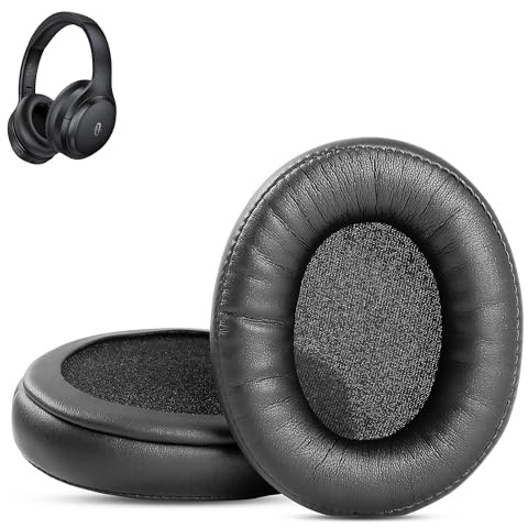 TT-BH090 Ersatz-Ohrpolster Kissen Kompatibel mit Taotronics SoundSurge 90/TT-BH090, SoundSurge 85 Kopfhörern,Ohrpolster mit Weicherem Proteinleder