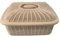 Sharplace Corbeille à fruits avec couvercle, panier de rangement de fruits et légumes pour comptoir de cuisine, corbeille à pour Table, panier de service, Kaki Grand