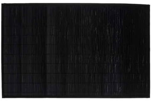 Paris Prix Five Simply Smart - Tapis en Bambou Latte 120x170cm Noir