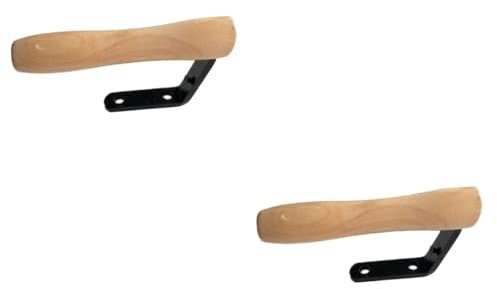 Cabilock 2St Eisengriff bügelgriff Bügeln Griff Dampfbügelstation Ersatzteile Bügeleisen Reparatur Set Bügeleisen Ersatzgriff aus Holz Holzgriff für Dampf Griff des Dampfgarers hölzern