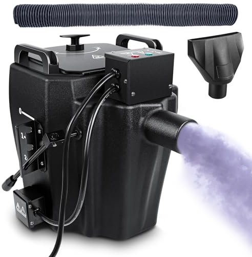 XHSMYXGS Máquina de Niebla de Hielo seco, máquina de Humo de Baja Altura con Efecto de Escenario, máquina de Niebla Baja de Hielo seco Profesional de Escenario para Fiesta de Bodas en escenarios