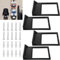 4 Pack Wars Helmet Display Shelf for Lego Star Wars Helmet for All Standard Le-go Helmets, Ideal for Mounting on Any Wall