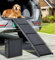 The Fellie Dog Ramp, 170cm Foldable Dog Ramps for Cars, Non-Slip Safety Surface Pet Ramp Stairs, Dog Steps for Medium Large Dogs Up to 250LBS, Lightweight & Portable, Dog Ramps for Cars, Sofa, Bed