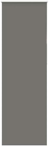 vidaXL Verdunkelungsrollo Grau 85x210 cm Stoffbreite 80,7 cm Polyester