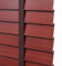 Jalousie Holzjalousie 50mm Lamellen Jalousette Echtholz, Naturel Bambusrollo Holz jalousien, 60/70/80/90/100/110/120/130/140/150/160cm Gefiltertes Licht Jalousie Für Fenster Innen Portes(Burgund)